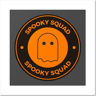 Spooky Squad Ghost Emblem Posters and Art